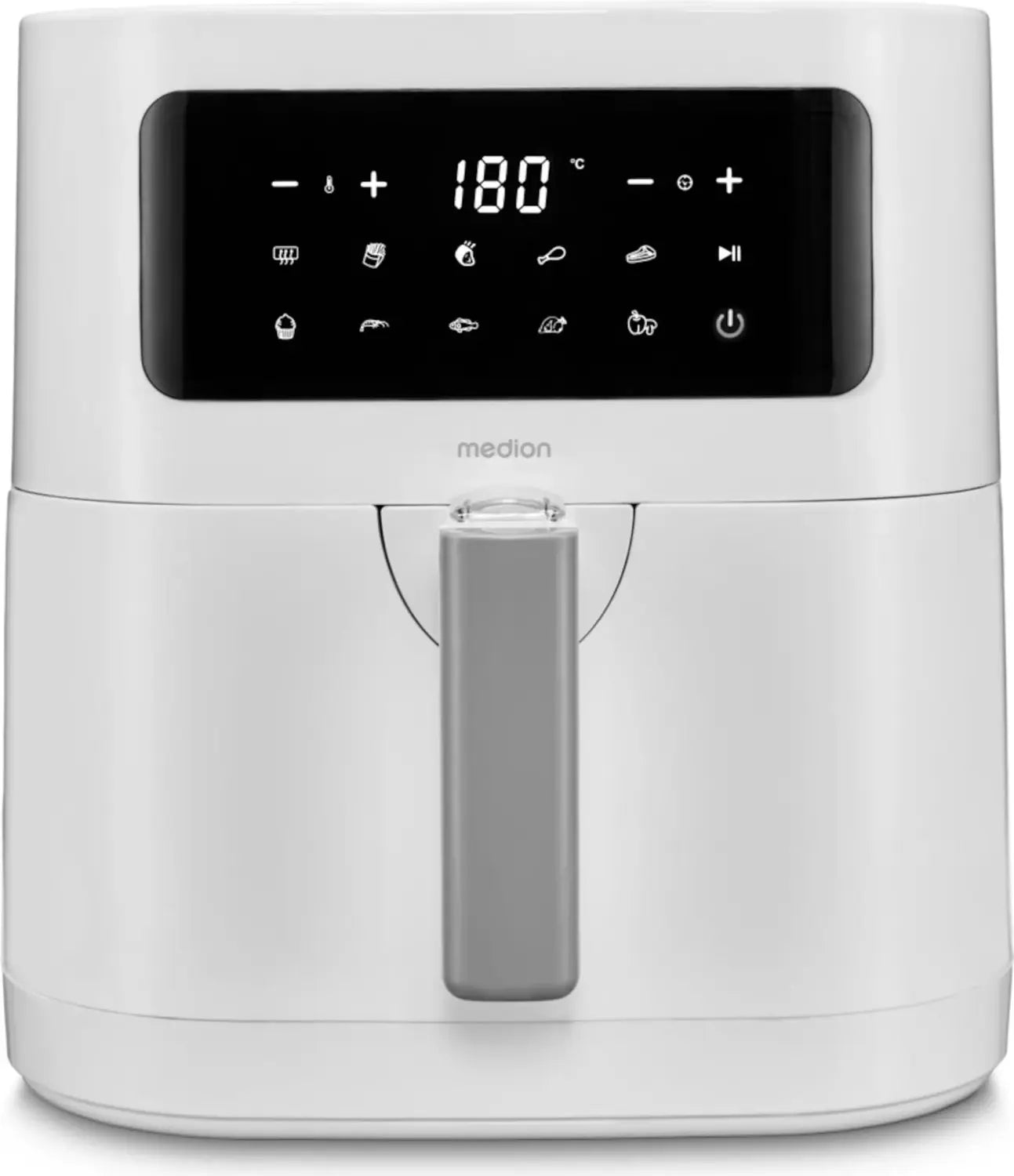 Medion Md 11740 Life E40 Xl Heißluftfritteuse Airfryer Fritteuse 5,2 L Weiß B-Ware - 4061275214819