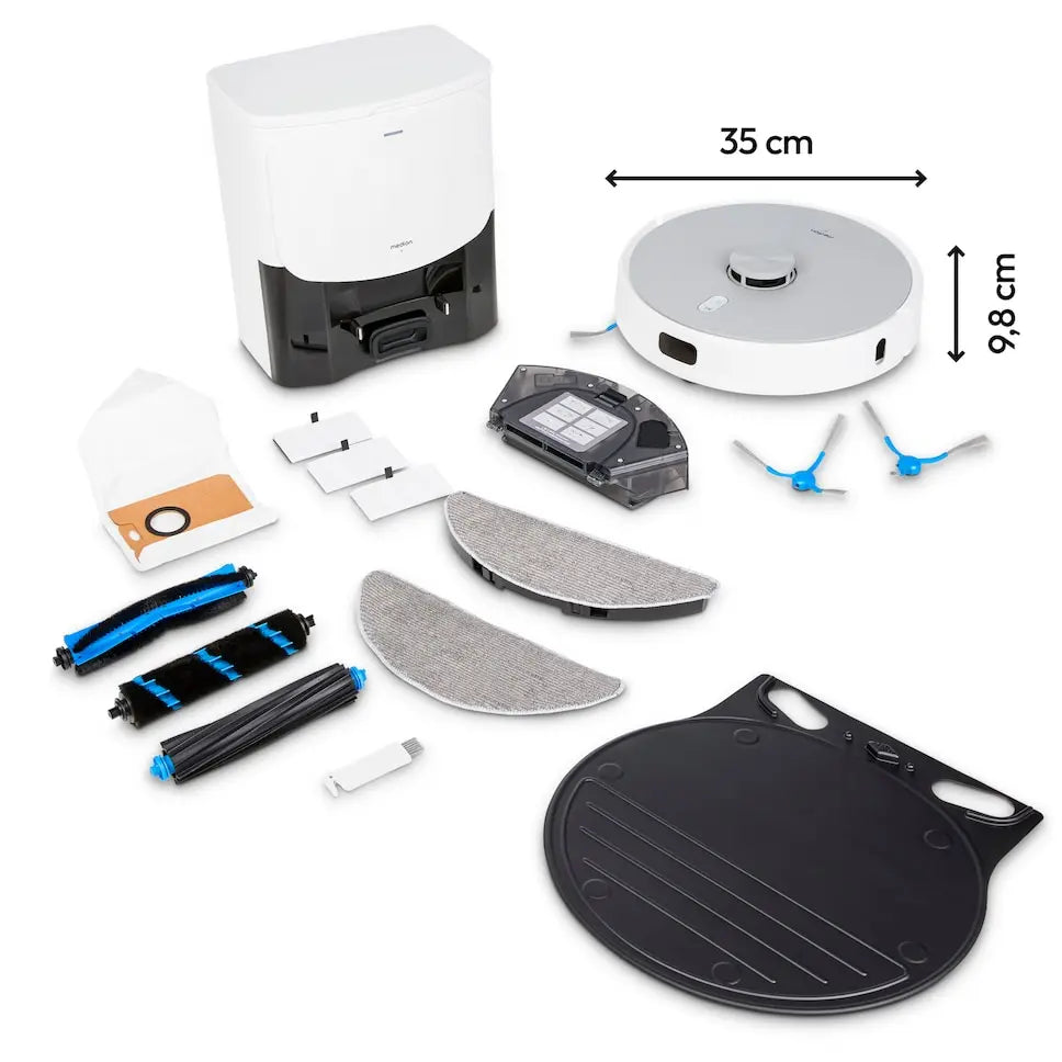 B-Ware Medion Saugroboter Staubsauger Roboter Absaugstation Wischfunktion Appsteuerung - 4061275231984