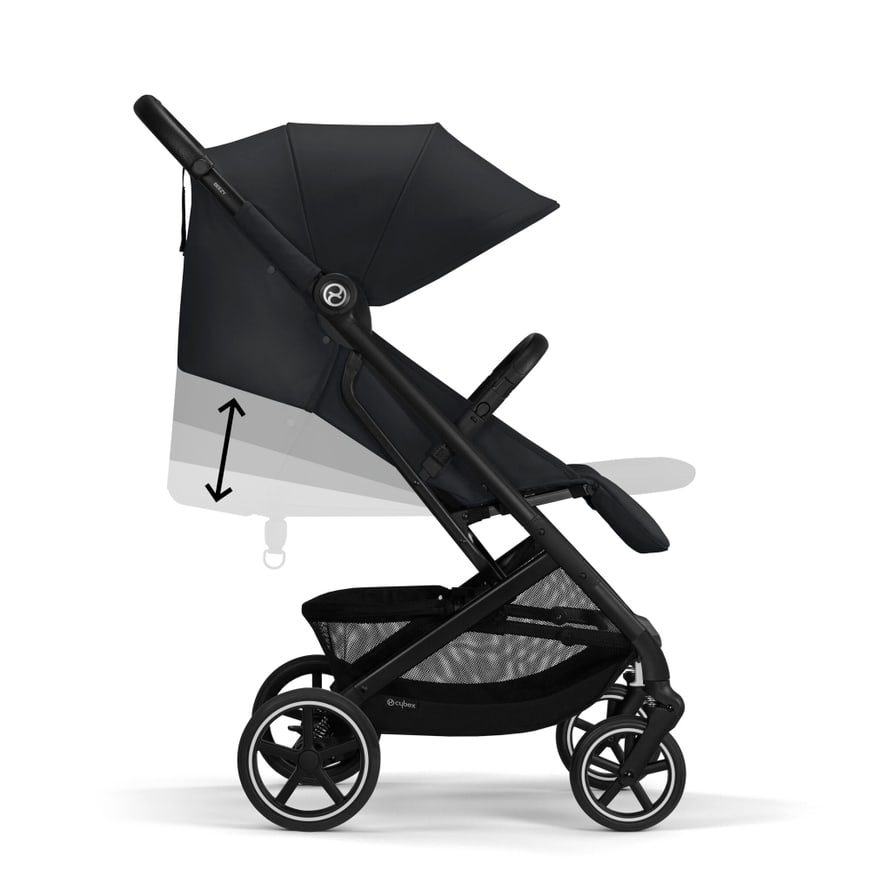 B-Ware Cybex Buggy Kinderwagen Beezy Magic Black Liegeposition Allradfederung Korb - 4063846450640