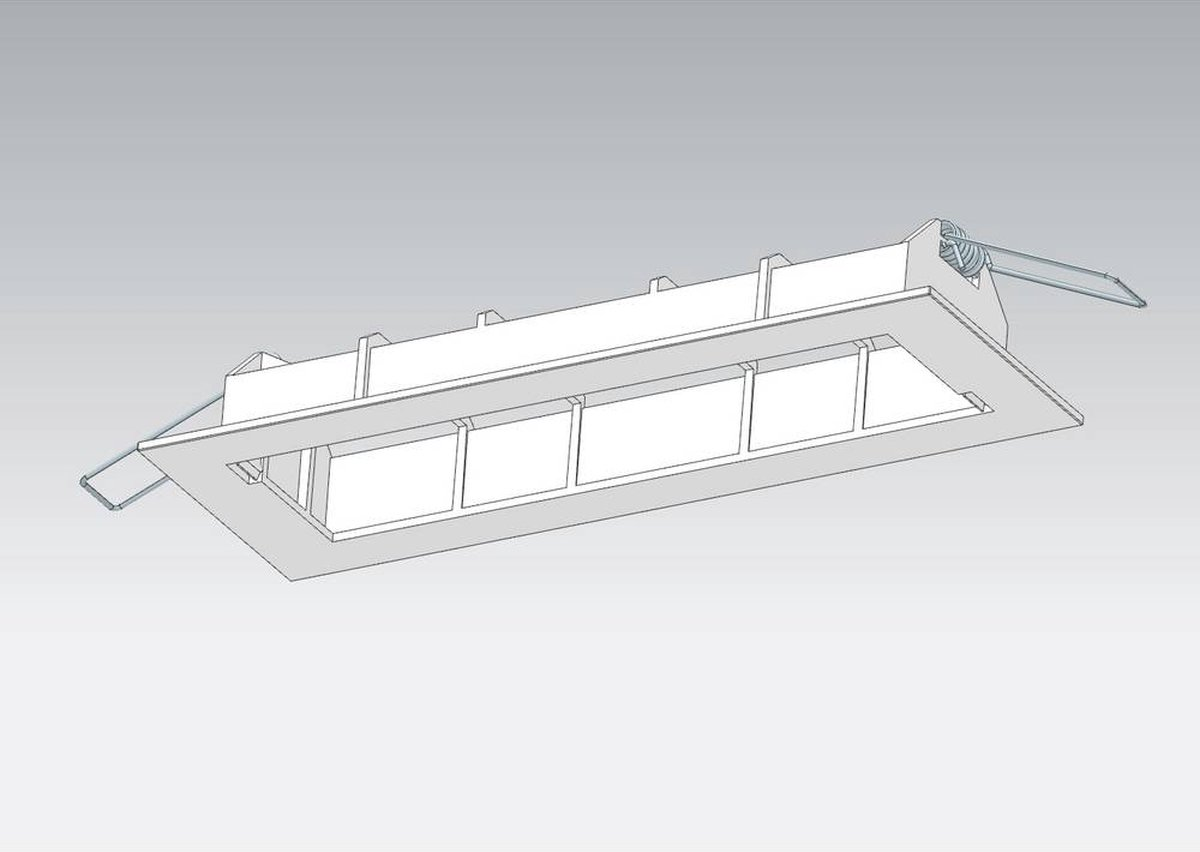 Beltrona Led Fluchtweg Notbeleuchtung Schild Deckeneinbaumontage Mexm82506 Zb  B-Ware - 4064161229614