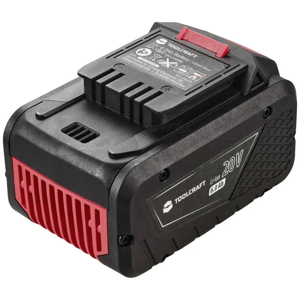 B-Ware Toolcraft Werkzeug Akku Batterie 20 V 6 Ah Li Ion Tawb 200 Schwarz Akku Ap 1860 - 4064161244280