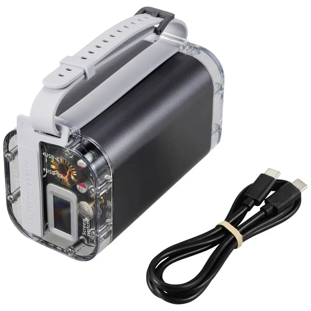 B-Ware Voltcraft Powerbank Akku Ladegerät Led Taschenlampe Grau Outdoor 40000 M Ah Ip67 - 4064161313313