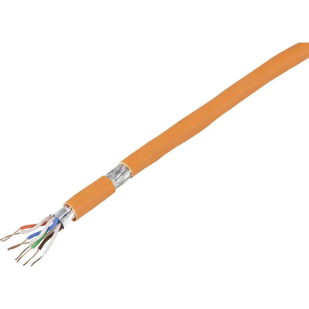 B-Ware Tru Components Netzwerkkabel Lan Cat 6a Orange 4x2x50mm² Sftp Patchkabel 50m - 4064161336794