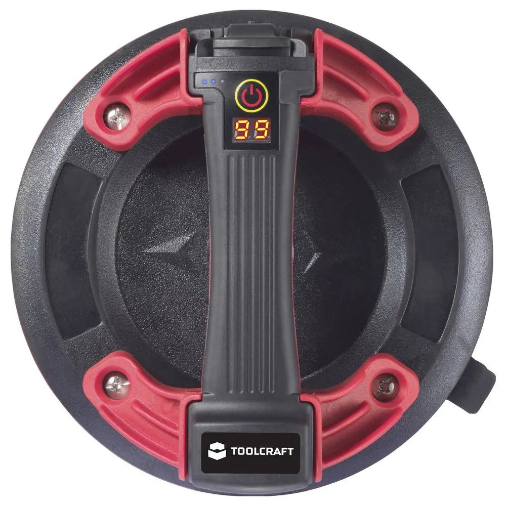 B-Ware Toolcraft Saugheber Vakuumheber Akkuheber Akku Saugkraftheber 168 Kg 1 Stück - 4064161471839