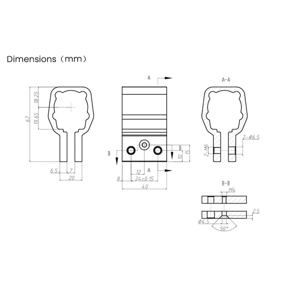 B-Ware Tru Components Halterung Befestigung Tc Az005 Aluminiumlegierung 1500 Nm 1 Stück - 4064161472119