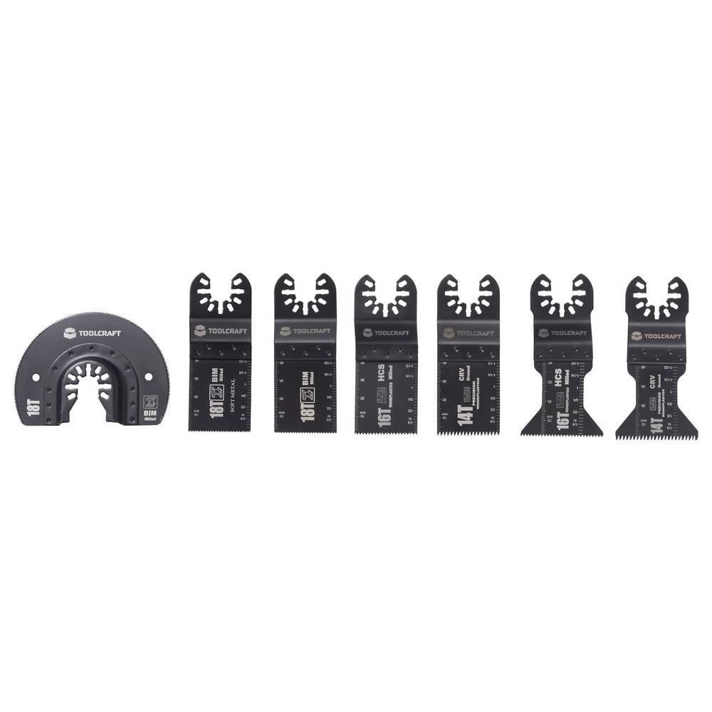 TOOLCRAFT Multifunktionswerkzeug Set Aufsatz Werkzeugaufnahme 24-teilig 2 SETS - 4064161482149
