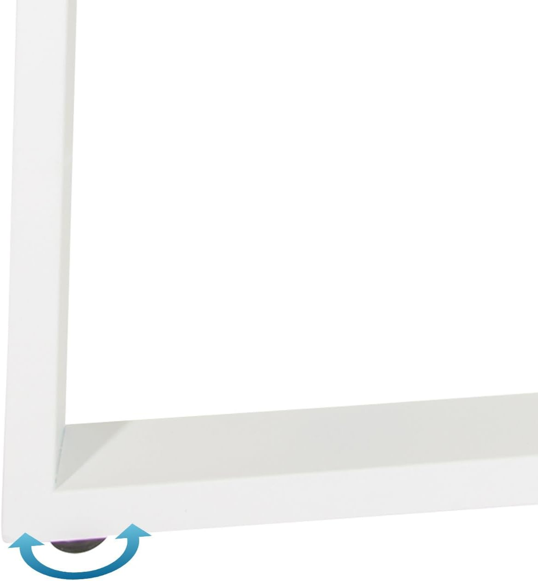 Hjh Office Eckschreibtisch Tisch Arbeitsplatz 165x120 Cm Basic I Walnuss Weiß B-Ware - 4064323014270