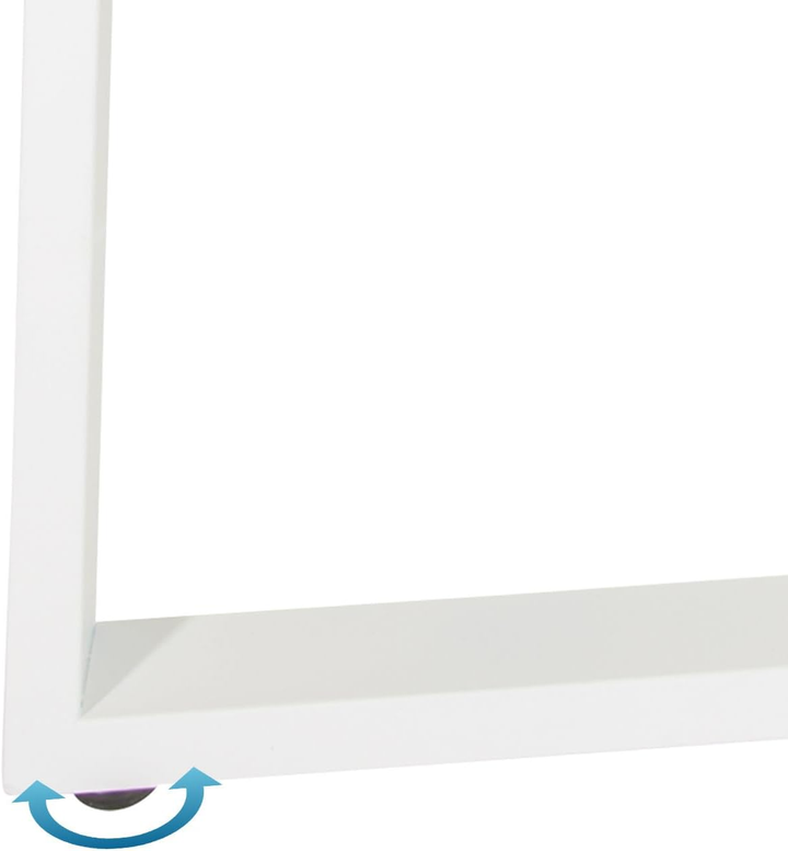 Hjh Office Eckschreibtisch Tisch Arbeitsplatz 165x120 Cm Basic I Walnuss Weiß B-Ware - 4064323014270