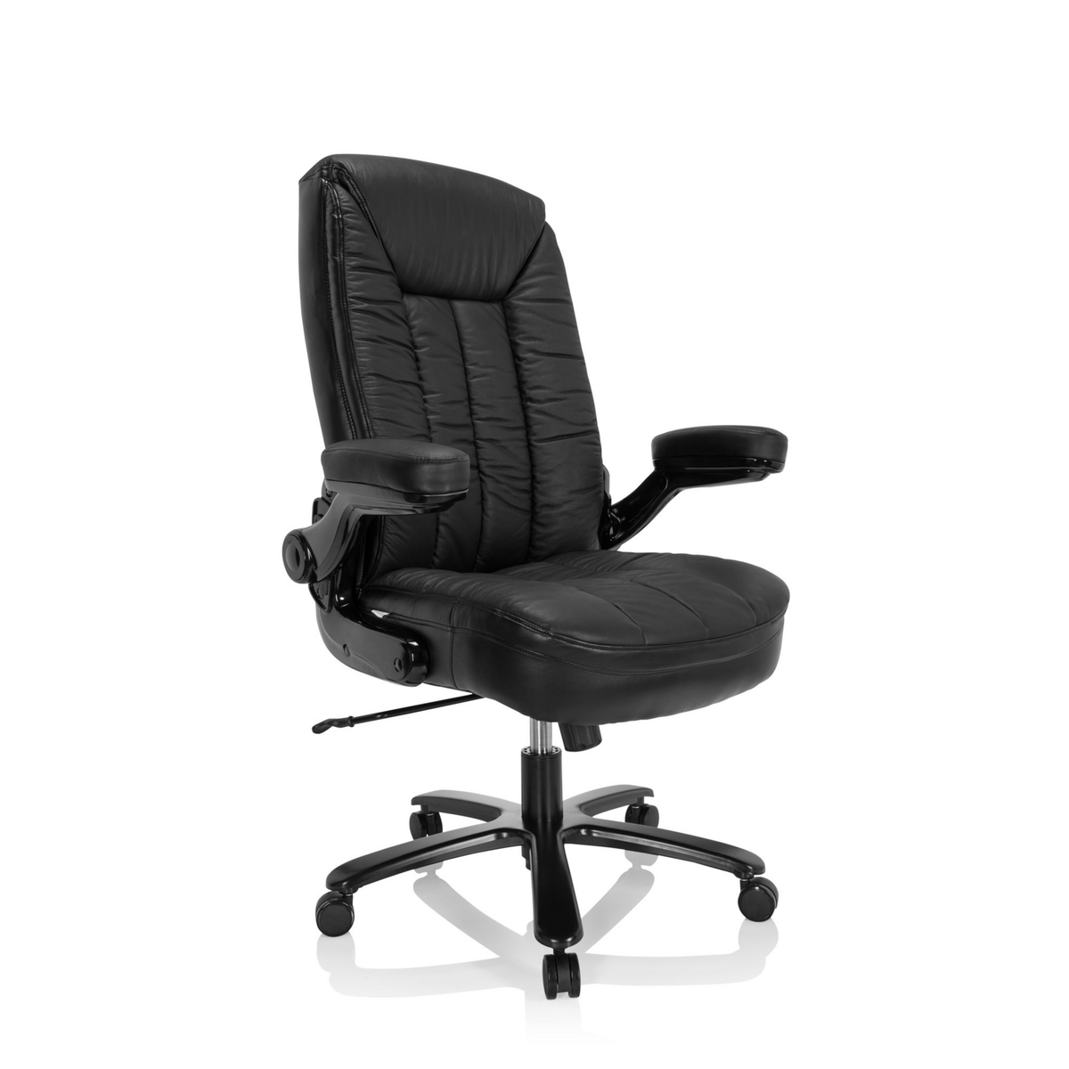 B-Ware Hjh Office Schwerlaststuhl Bürostuhl Instructor Iii Xxl Leder Schwarz Stuhl
