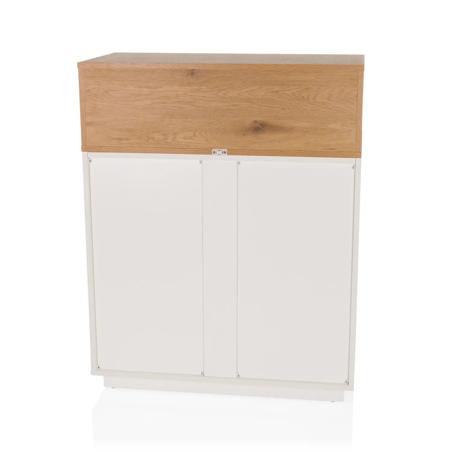 B-Ware Hjh Living Kommode Sideboard Melmo K Weiß Eiche Schlafzimmer Wohnzimmer - 4064323038153