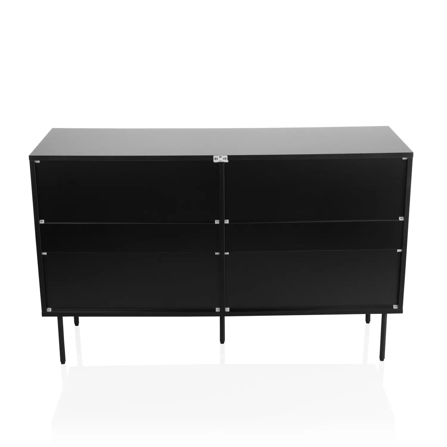 B-Ware Hjh Living Karby S Büroregal Sideboard Schubladenkommode Stauraum Möbel Schwarz  - 4064323038177