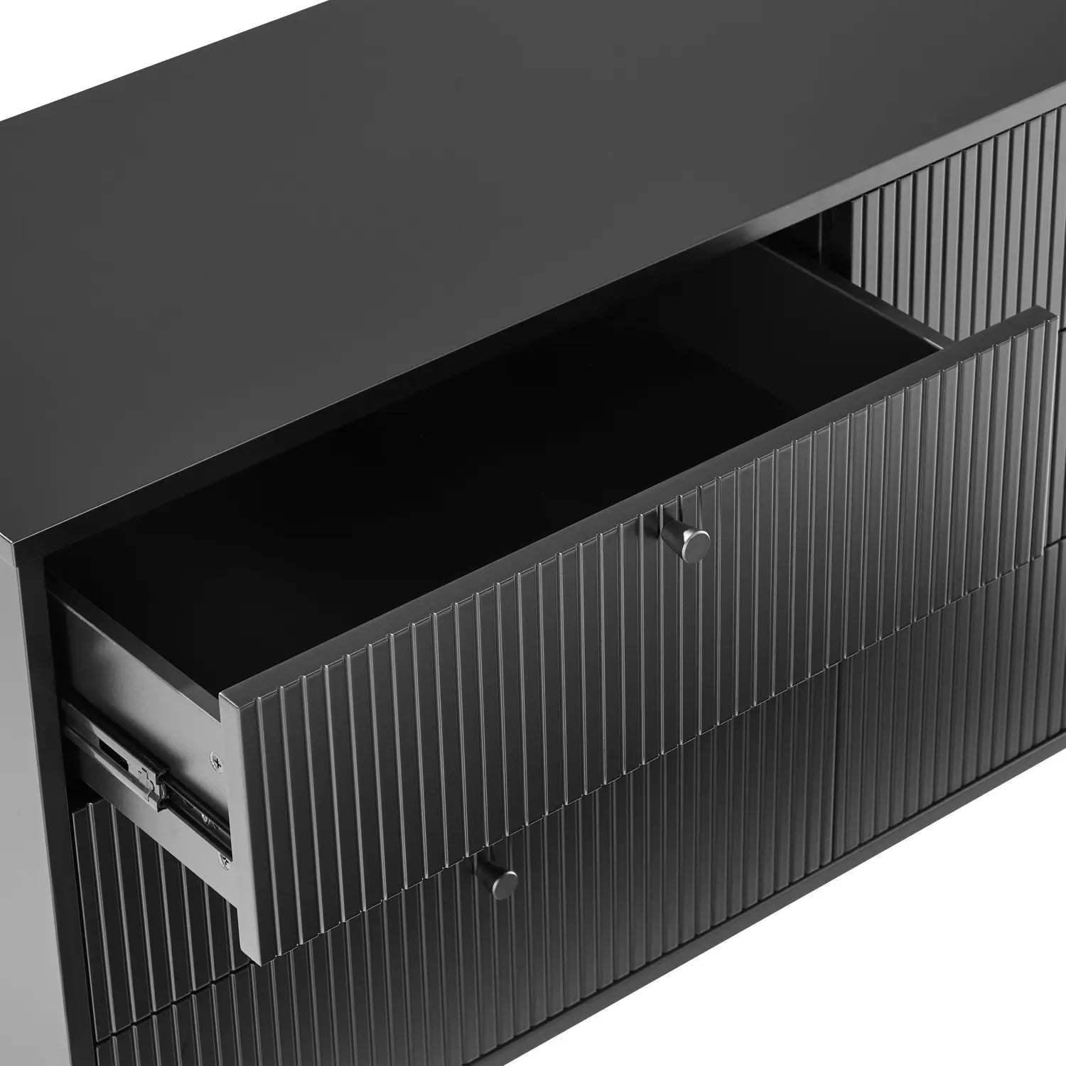 B-Ware Hjh Living Karby S Büroregal Sideboard Schubladenkommode Stauraum Möbel Schwarz  - 4064323038177