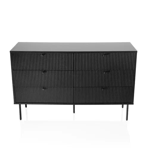 B-Ware Hjh Living Karby S Büroregal Sideboard Schubladenkommode Stauraum Möbel Schwarz  - 4064323038177