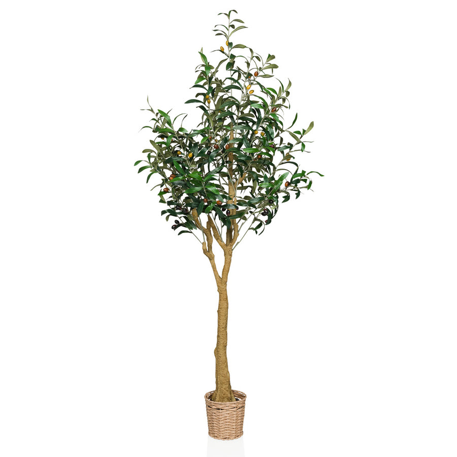 Hjh Office Olive Ii Kunstpflanze Kunstbaum Dekopflanze/Baum 150 Cm Grün B-Ware - 4064323038665