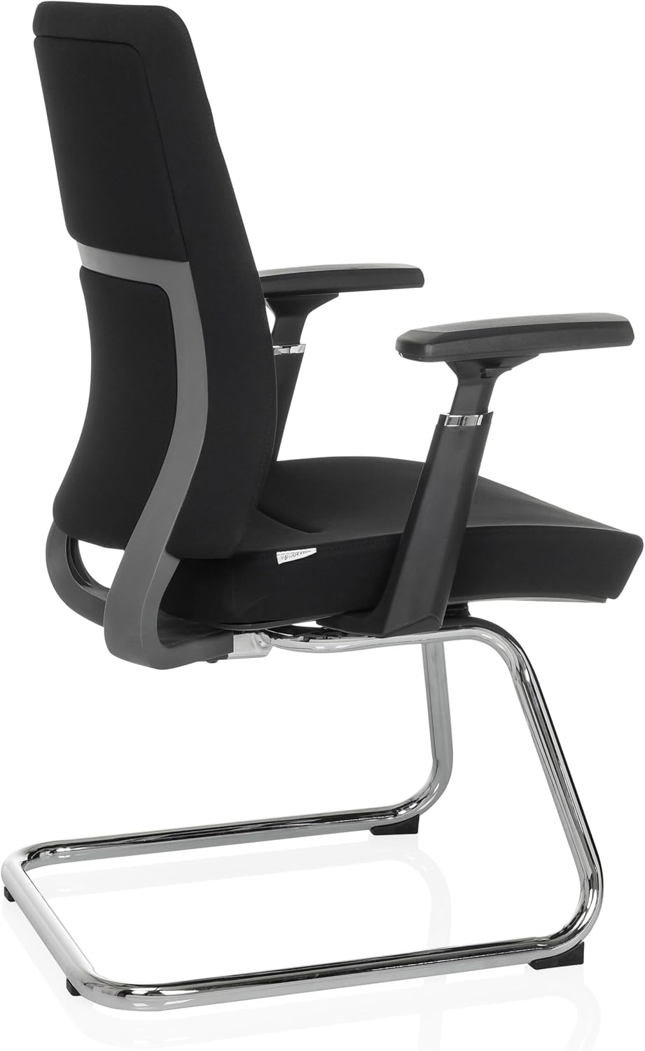 B-Ware Hjh Office Freischwinger Stuhl Konferenzstuhl Schwarz Captivo Pro V Armlehnen - 4064323039181