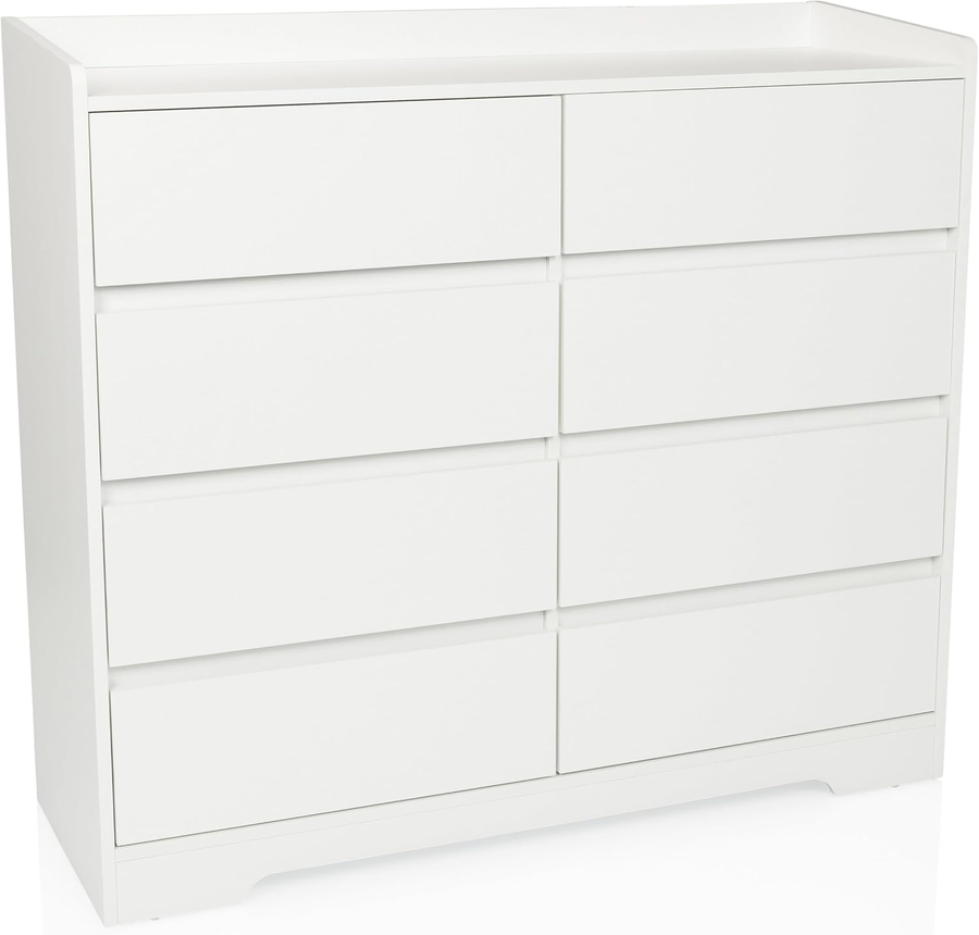 Hjh Living Kommode Sideboard Aufbewahrung Osoyro 8 Schubladen 110x38x98,5 Cm B-Ware - 4064323045274