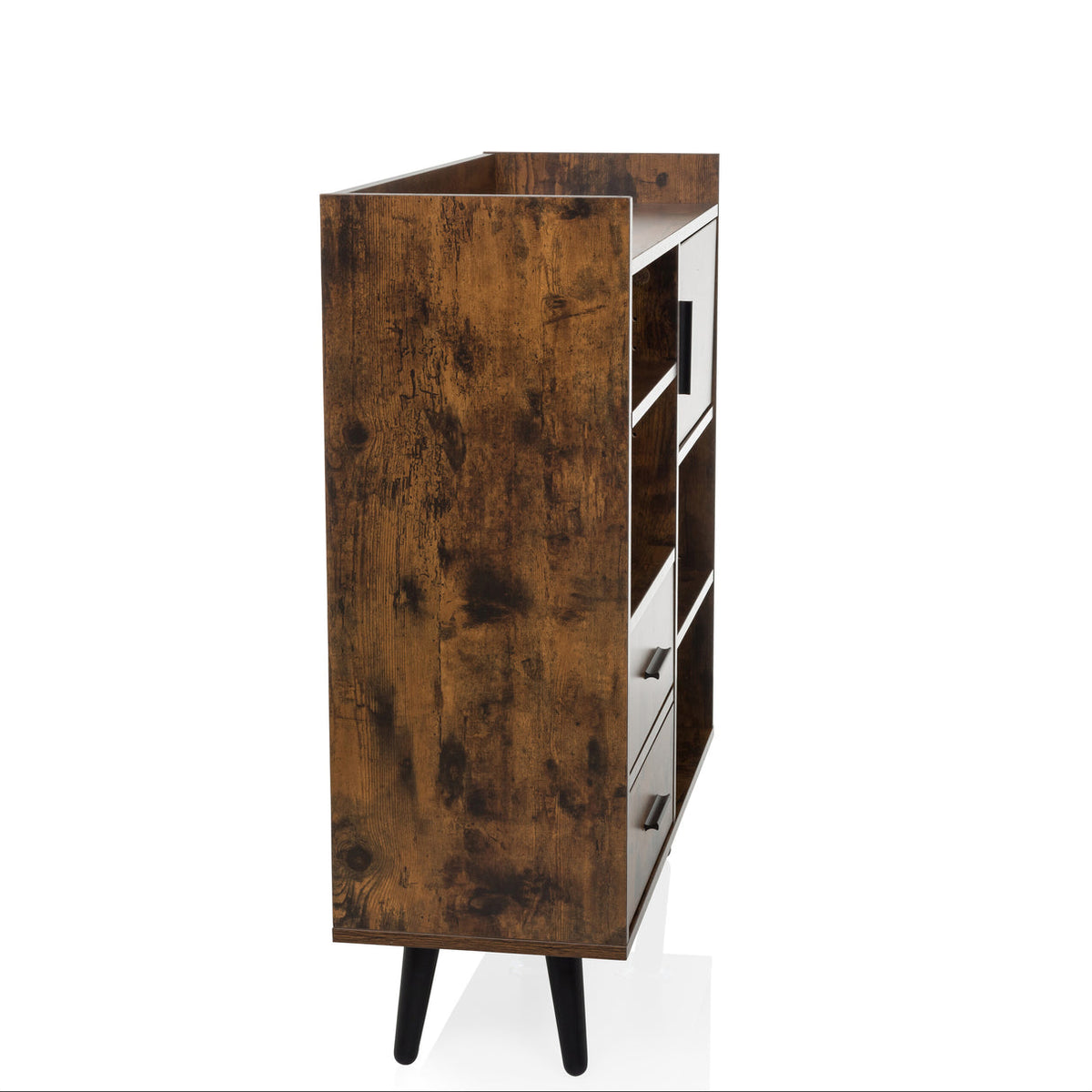 hjh LIVING Sideboard / Kommode MYRDAL 80x30x90 cm 2 Schubladen Schrank - 4064323045335