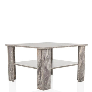 B-Ware Hjh Living Tisch Couchtisch Beistelltisch Bismo Grau Marmoroptik 70x70 Cm Modern