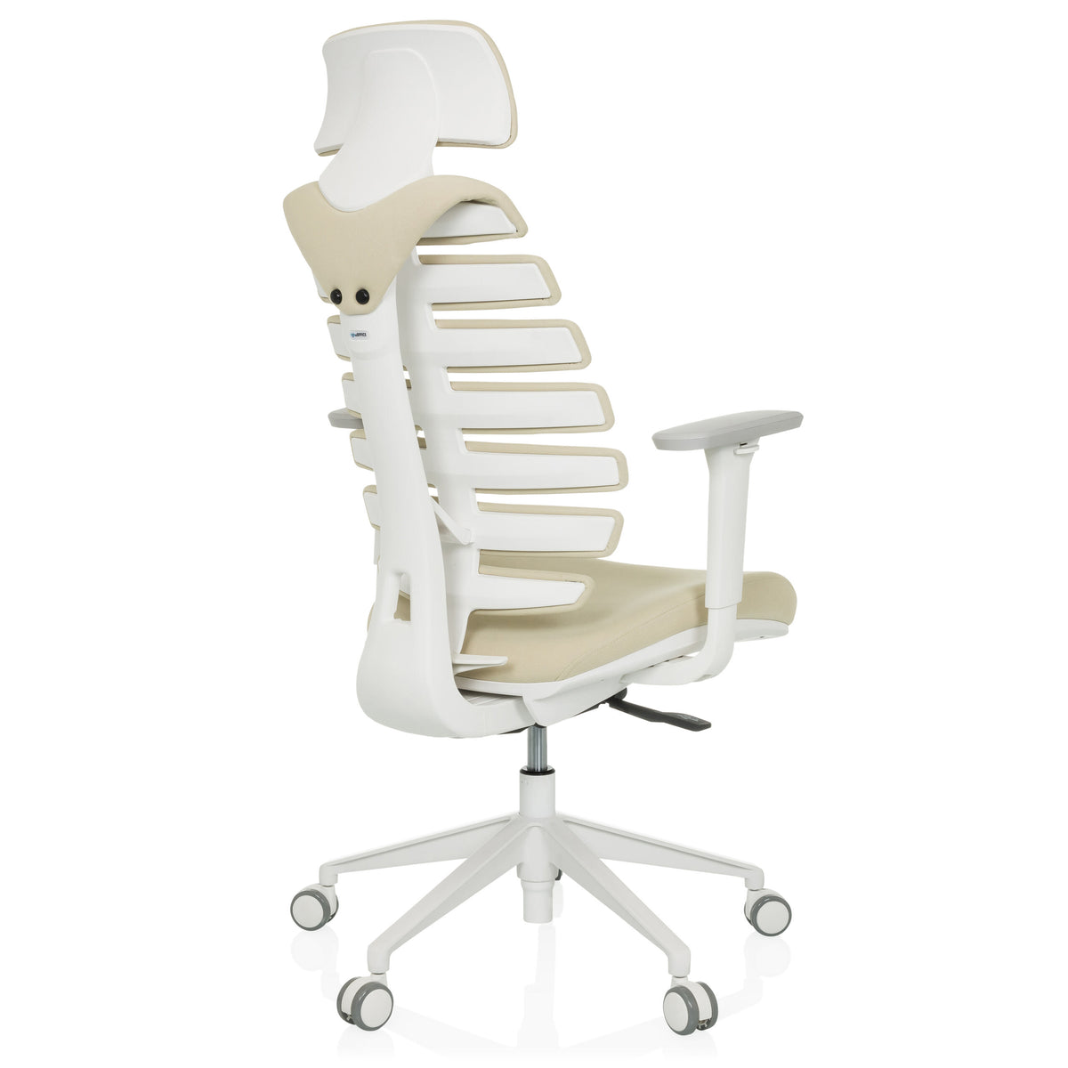 hjh OFFICE Ergo line W Profi Bürostuhl Drehstuhl Stuhl Stoff Salted Caramel - 4064323106166