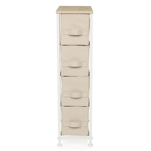 Hjh Living Foldress S   Kommode Sideboard Schubladenkommode Möbel Schrank Beige B-Ware - 4064323106210