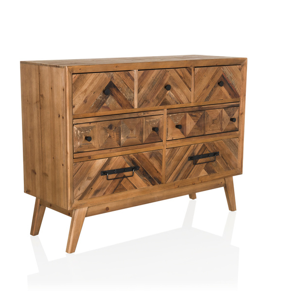 B-Ware Hjh Living Sideboard Kommode Santjago Wood Xl Tanne Massiv Schrank Anrichte
