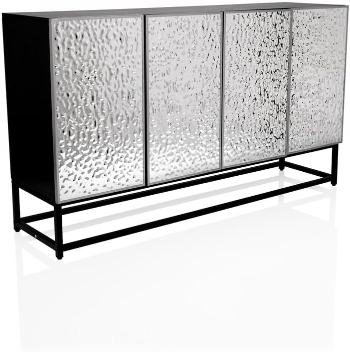 Hjh Living Kommode Schrank Metallio Aufbewahrung Mdf Laminiert B-Ware - 4064323106418