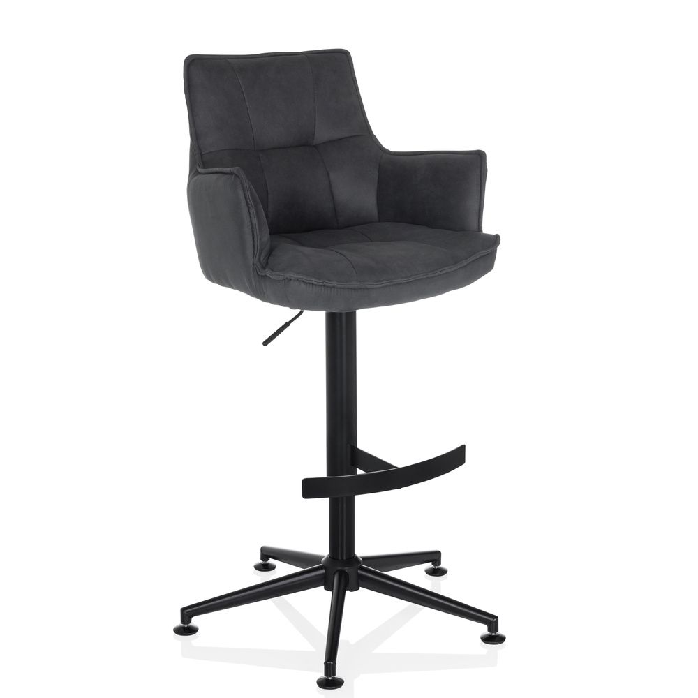 hjh LIVING Barhocker Drehstuhl Hocker SOLAO LIFE HIGH grau Sitz SIEHE TEXT - 4064323106623