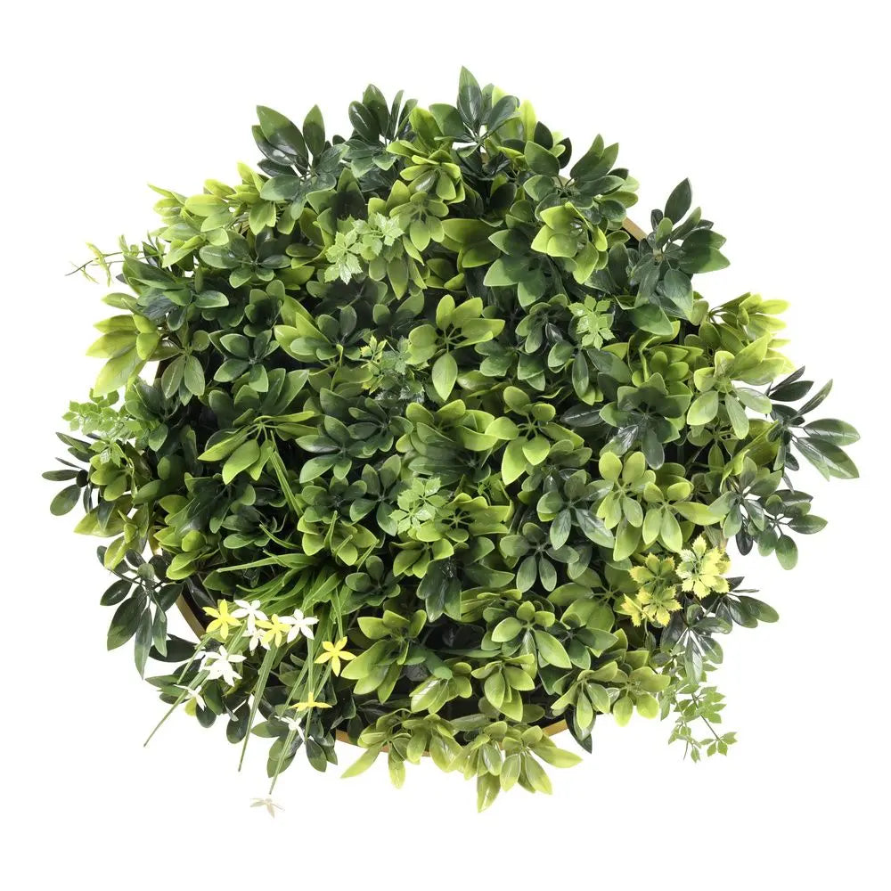 B-Ware Hjh Living Pflanzenmatte Pflanzenwand Leafluxe Wall 2 Grün Polyethylen Narzissen - 4064323106807