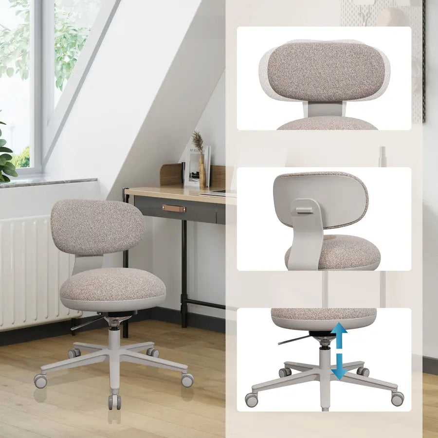 B-Ware Hjh Office Bürostuhl Drehstuhl Sitmotion W 3 D Gelenk Active Seat Stoff Grau - 4064323107088