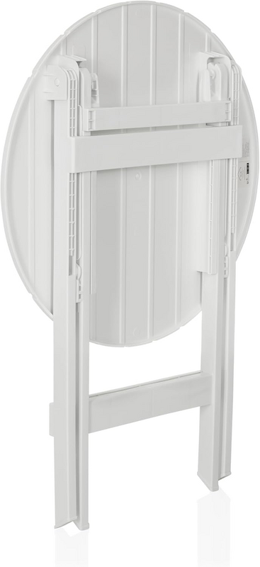 Hjh Living Outdoor Klapptisch Terrassentisch Travano T ø 62 Cm Weiß B-Ware - 4064323107224