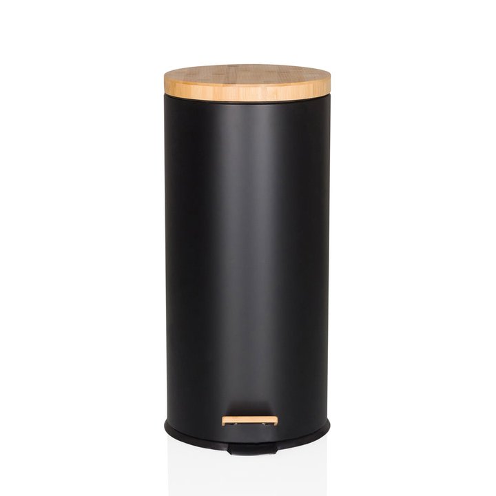 Hjh Office Clean Bamboo Mülleimer Abfalleimer Papierkorb Bambus 15 L    B-Ware - 4064323107354