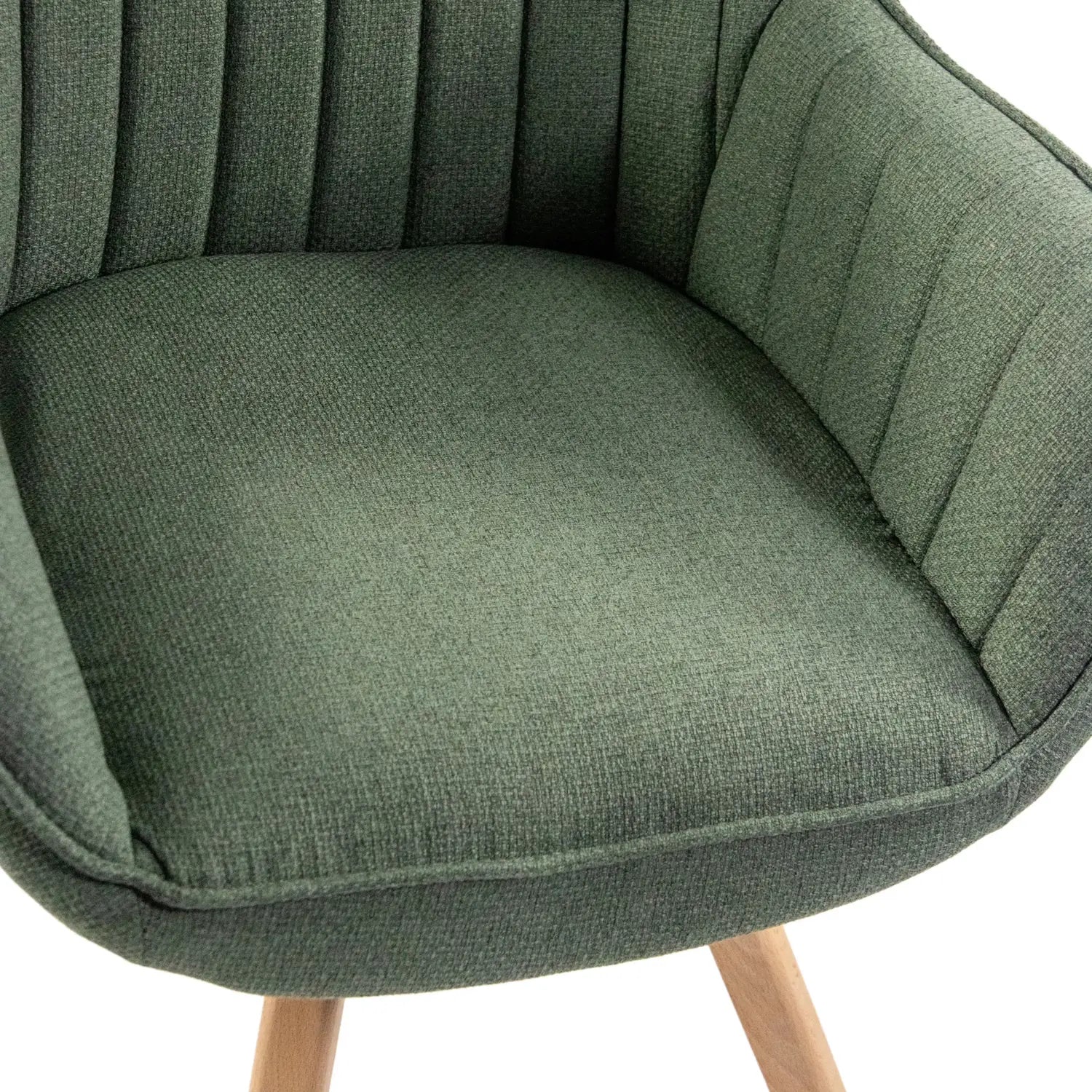 B-Ware Stuhl Esszimmerstuhl Hjh Living Scandi Soft Stuhl Sitzmöbel Grün - 4064323107392