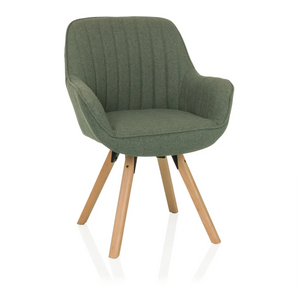 B-Ware Stuhl Esszimmerstuhl Hjh Living Scandi Soft Stuhl Sitzmöbel Grün