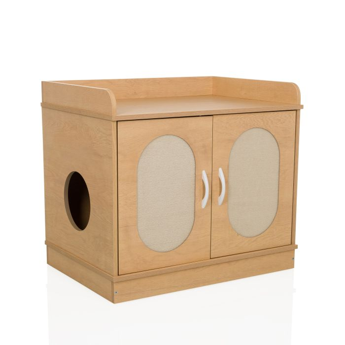 Hjh Living Kittyhome 2 Katzenhaus Katzenhöhle Doppeltüren Buche B-Ware - 4064323107521