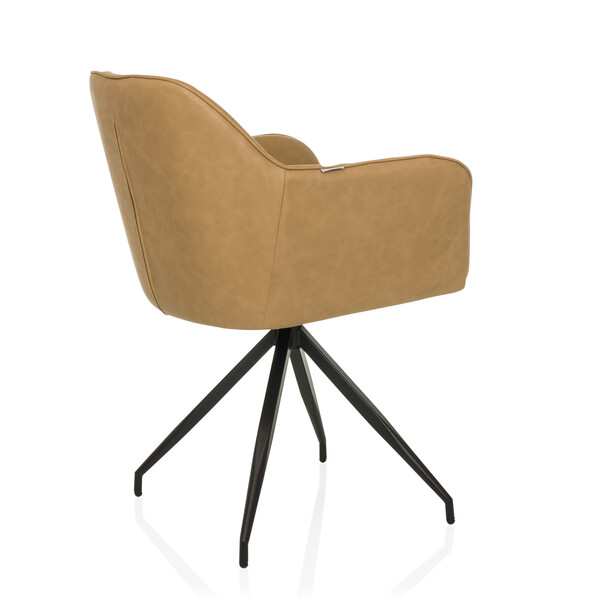 Hjh Living Esszimmerstuhl Stuhl Elverum Spu Polsterstuhl Farbe Cognac B-Ware - 4064323107613