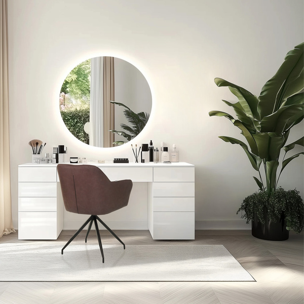 Hjh Living Polsterstuhl Stuhl Elverum Spu Kunstleder Esszimmerstuhl Dunkelbraun B-Ware - 4064323107620