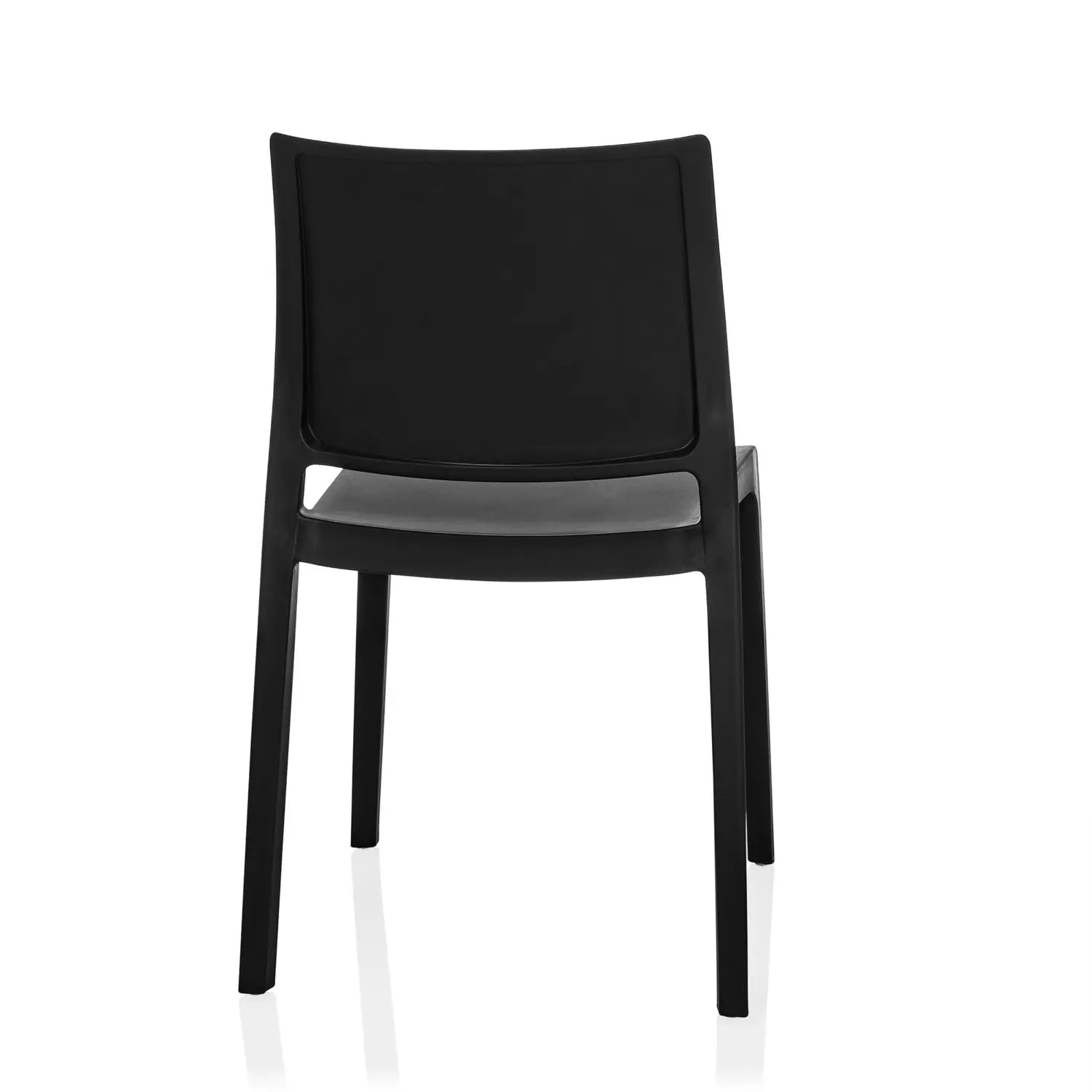 B-Ware Hjh Living Stuhl Gartenstuhl Esszimmerstuhl Kunststoff Schwarz Outdoor Stapelbar - 4064323107668