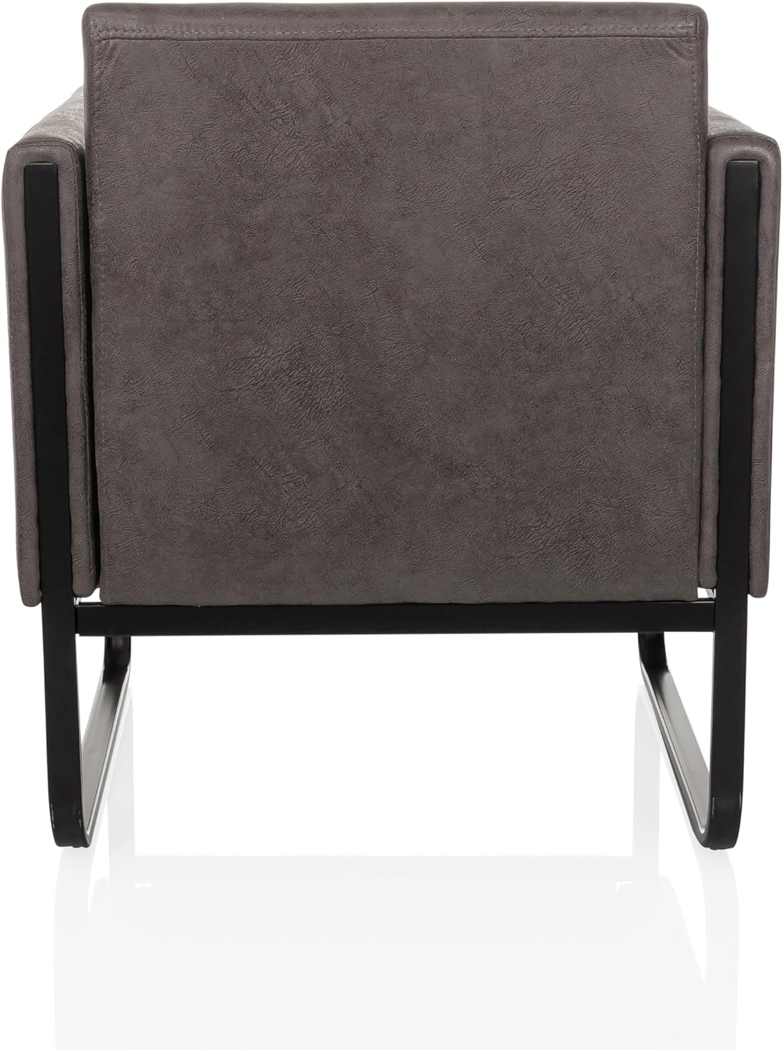 hjh OFFICE Loungesessel Aruba Retro Kunstleder mit Armlehnen Möbel Sitzmöbel - 4064323107750