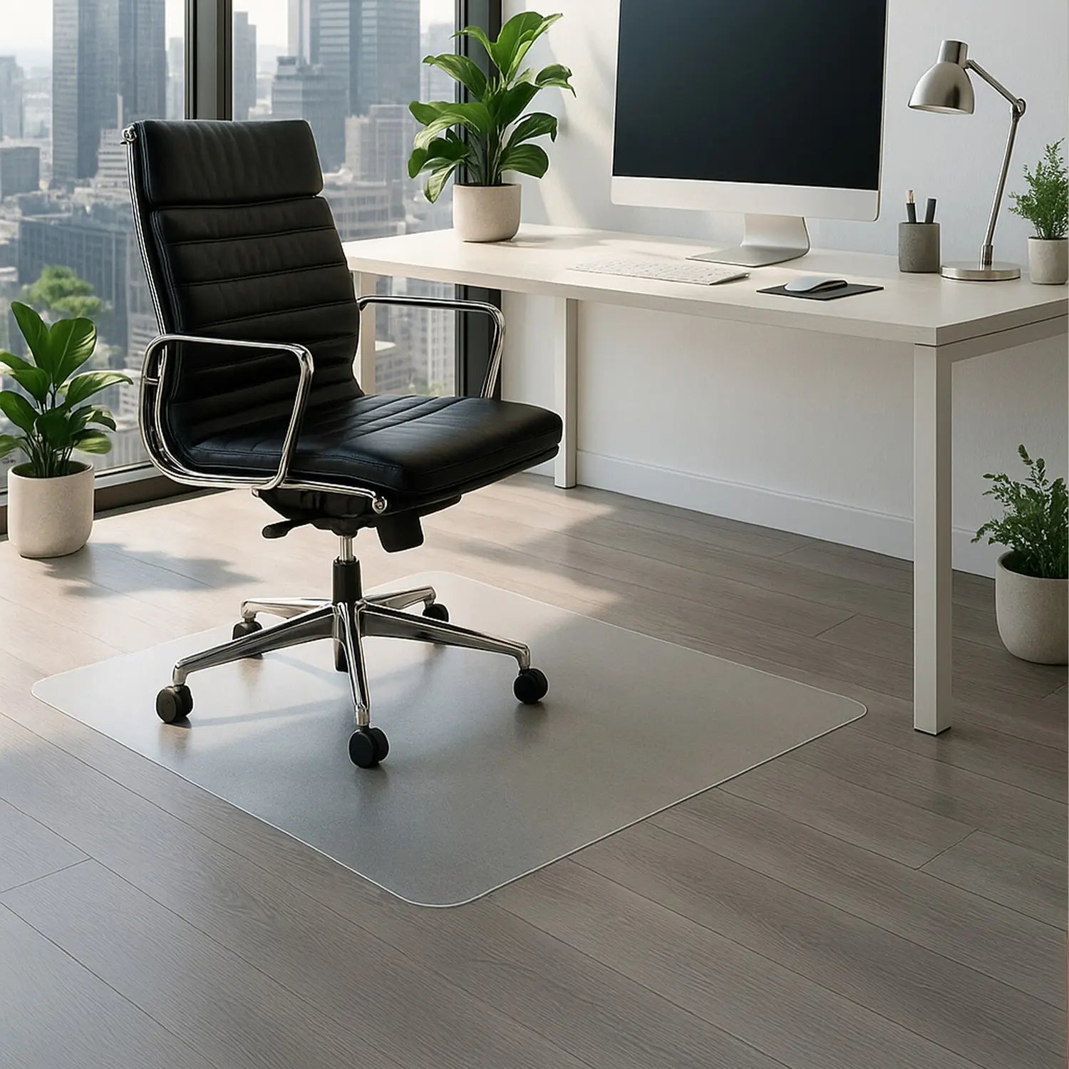 B-Ware Hjh Office Bodenschutzmatte Stuhlunterlage Fortiflex Transparent Polypropylen
