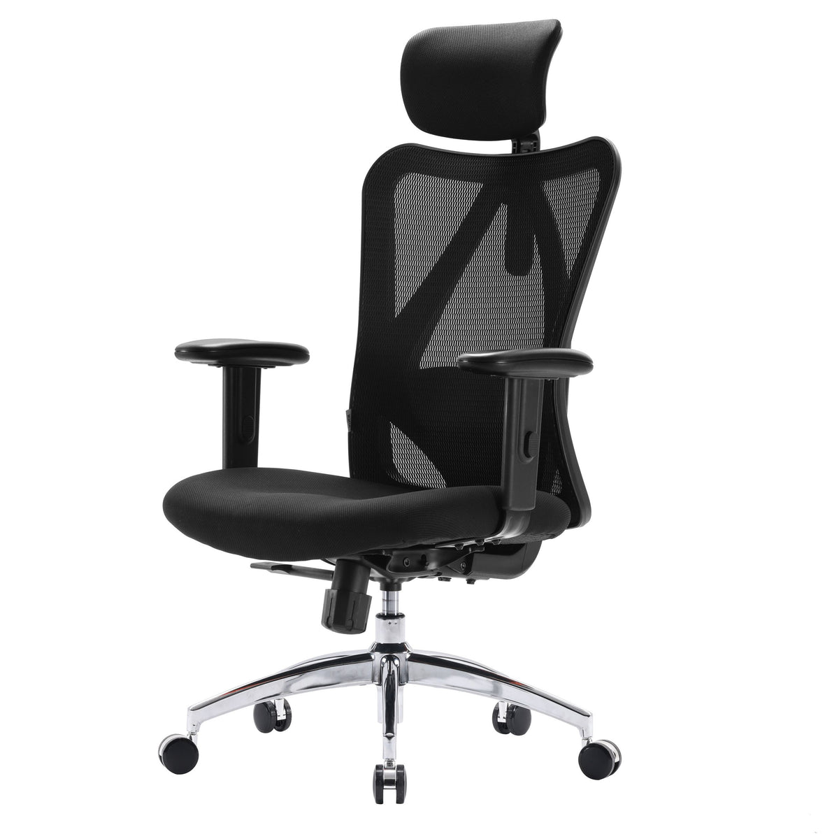 Sihoo Bürostuhl Drehstuhl Schreibtischstuhl M18 M148 Schwarz Armlehnen Netzstoff - 4064323108009