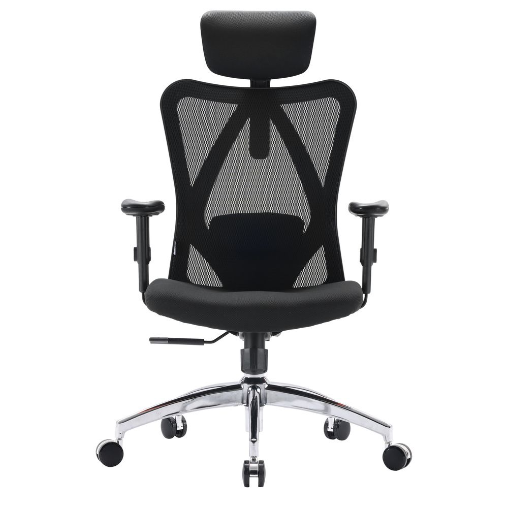 Sihoo Bürostuhl Drehstuhl Schreibtischstuhl M18 M148 Schwarz Armlehnen Netzstoff - 4064323108009
