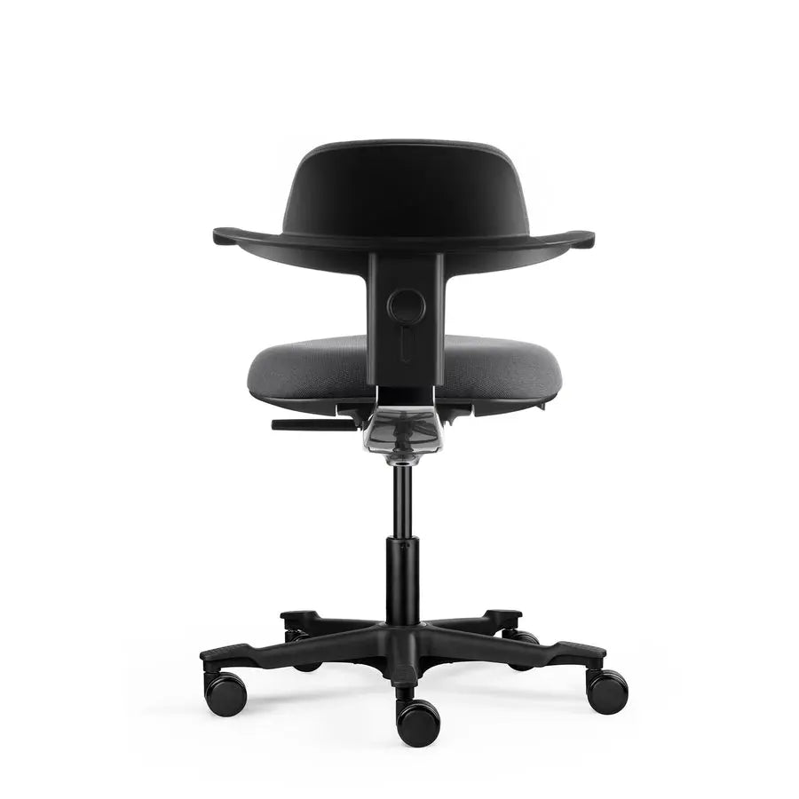 B-Ware Hjh Office Arbeitsstuhl Drehstuhl Bürostuhl Work 40 Sitz Stoff Rücken Dunkelgrau - 4064323108061
