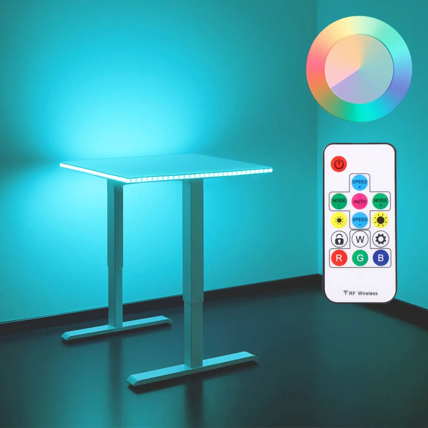 B-Ware Hjh Office Schreibtisch Worktime Kid Elektrisch Höhenverstellbar Rgb Weiß 120x60 - 4064323108139