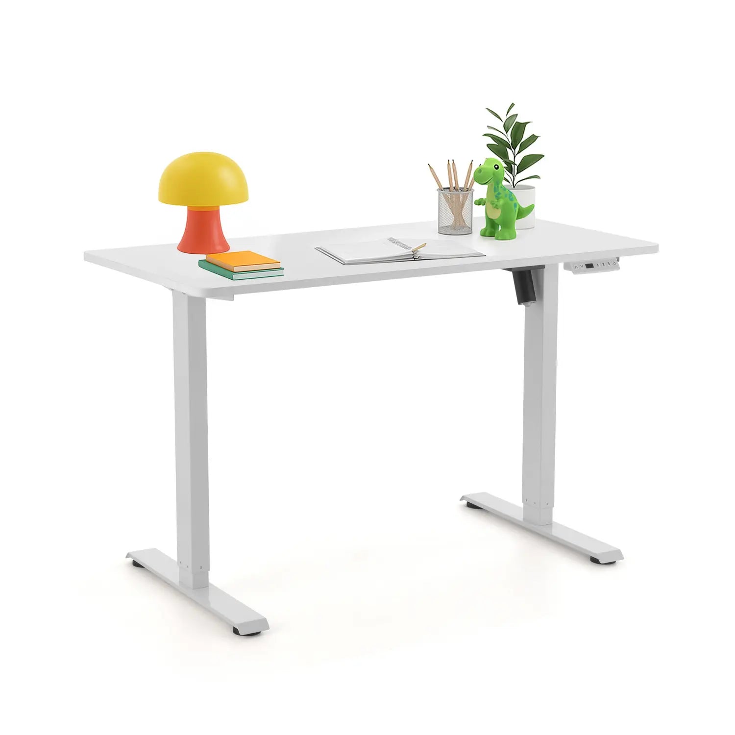 B-Ware Hjh Office Schreibtisch Worktime Kid Elektrisch Höhenverstellbar Rgb Weiß 120x60 - 4064323108139