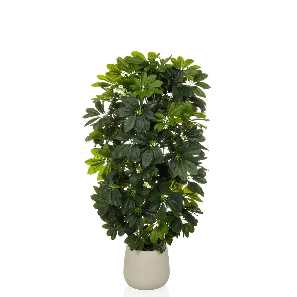 B-Ware Hjh Office Kunstpflanze Kunstbaum Schefflera 2 Strahlenaralie 110 Cm Kunststoff - 4064323108573