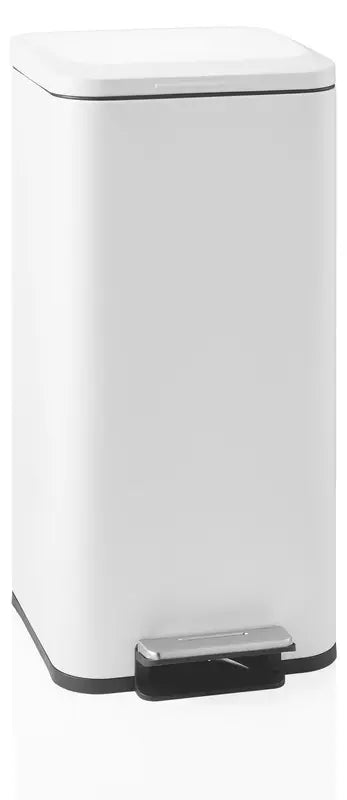 B-Ware Hjh Office Mülleimer Abfalleimer Mülltrenner Clean Square Stahl Weiß 30 Liter - 4064323108696