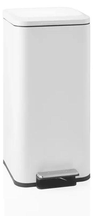 B-Ware Hjh Office Mülleimer Abfalleimer Mülltrenner Clean Square Stahl Weiß 30 Liter