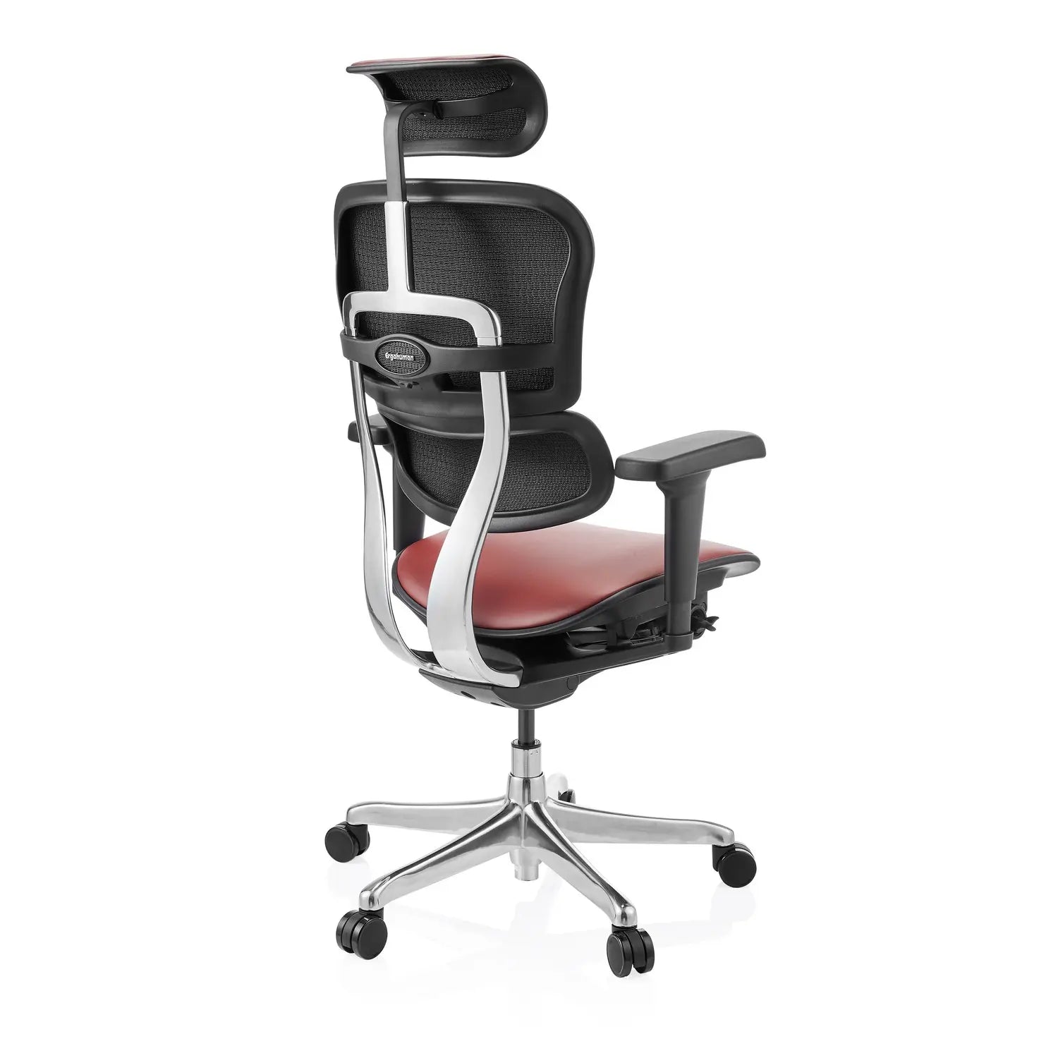 D-Ware Hjh Office Bürostuhl Drehstuhl Ergohuman Ultra L Gen2 Leder Rot Defektware - 4064323109181