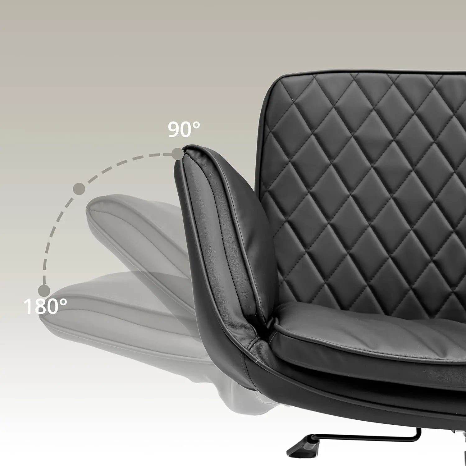 B-Ware Hjh Living Bürostuhl Schreibtischstuhl Criss Cross 10 Schwarz Schneidersitz - 4064323109396