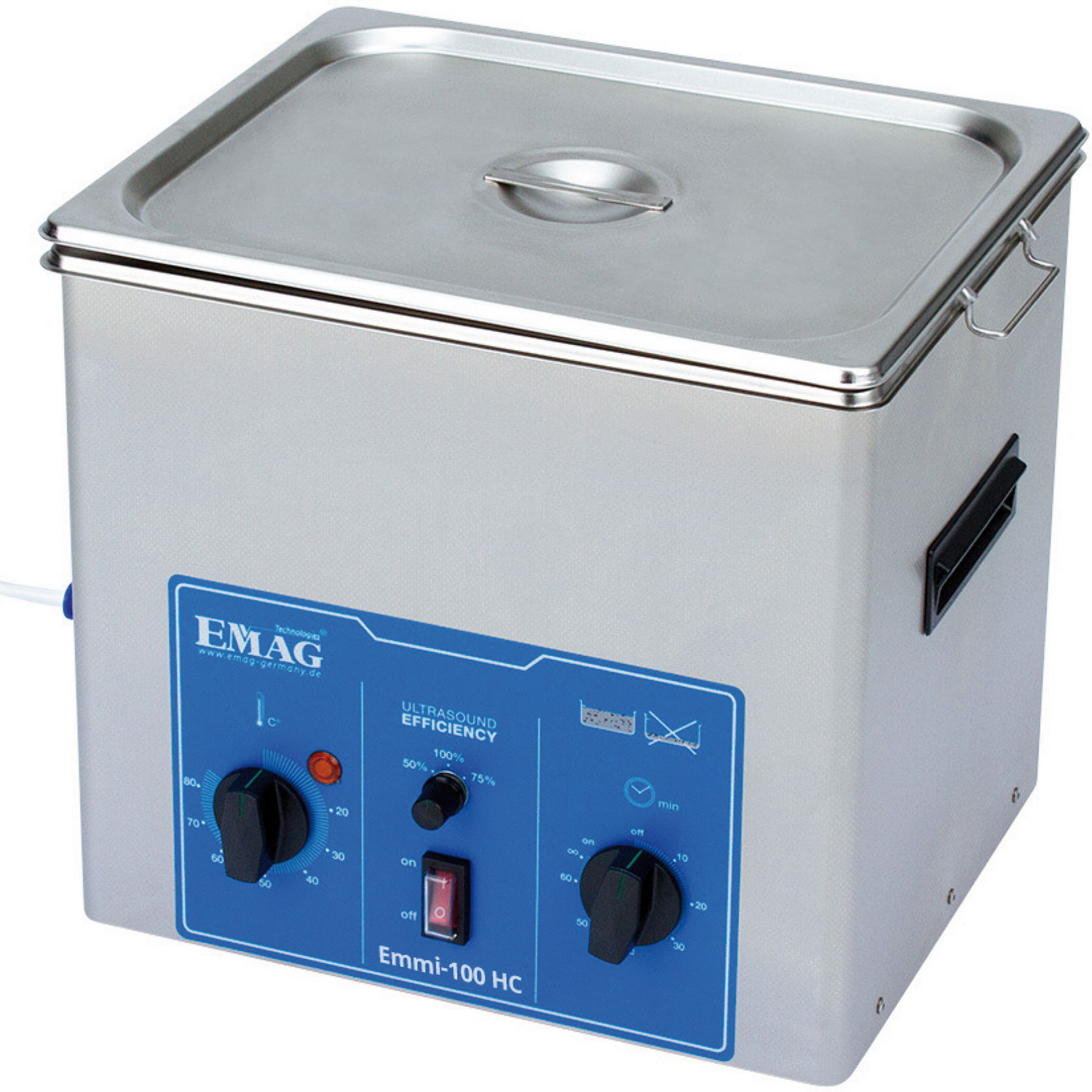Emag Ultraschallreiniger Emmi 100 Hc Mit Ablaufhahn Ultraschallreinigungsgerät  B-Ware